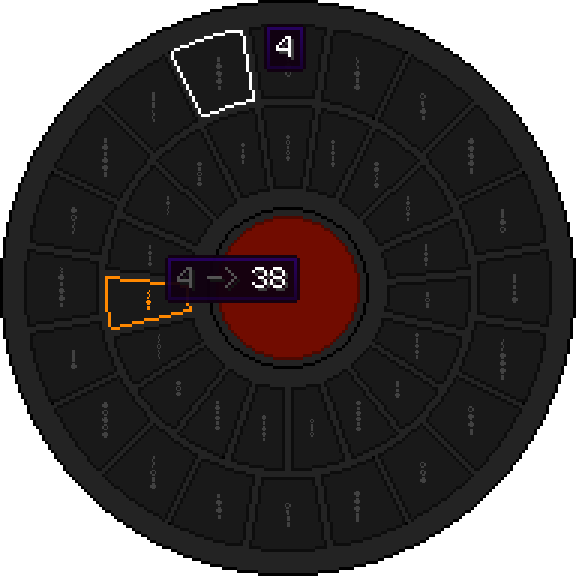 DHD with remapped symbol 4 to symbol 38