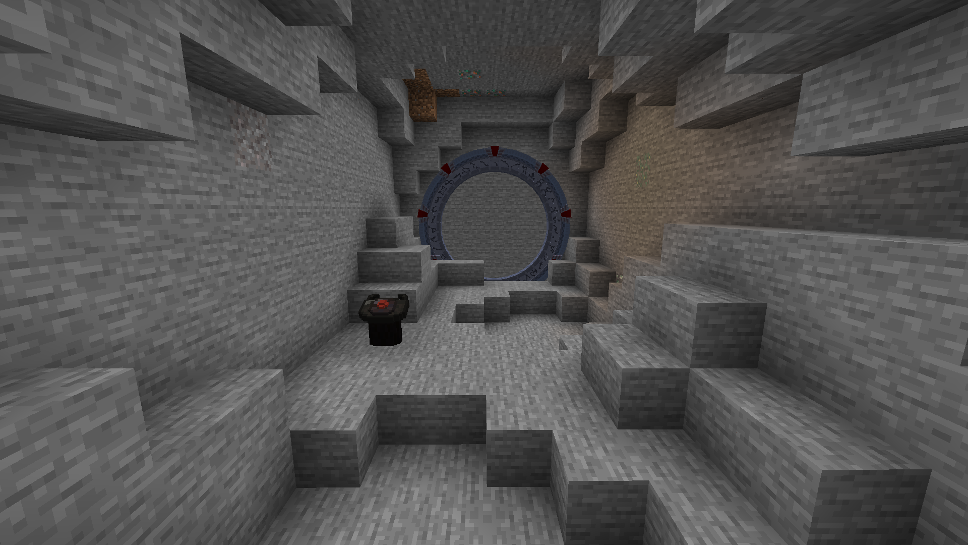 Stargate buried in a cave